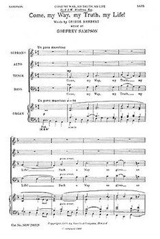 Come My Way My Truth My Life by Sampson Godfrey for SATB