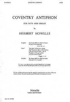Coventry Antiphon by Howells Herbert for SATB