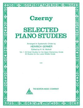 Boston Czerny-Germer Germer BMC10496 Czerny Selected Piano Studies - Volume 1