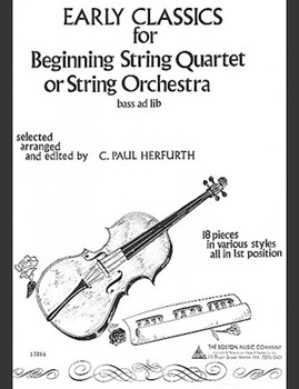 Early Classics For Beginning String Quar by Various - Herfurth - for Str Quartet