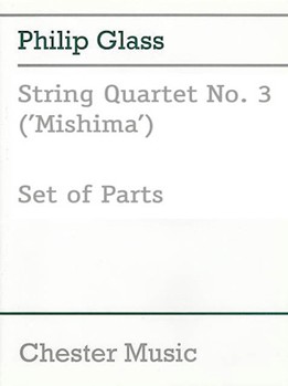 String Quartet No. 3 ( Mishima ) by Glass Philip for Str Quartet