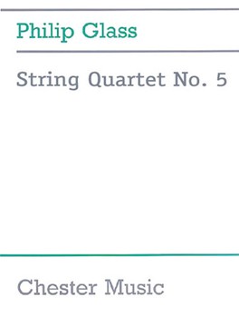 String Quartet No. 5 by Glass Philip for Score
