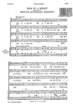 God Is a Spirit by Sterndale Bennett William for SATB