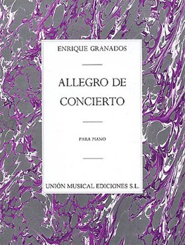 Allegro De Concierto by Granados Enrique for Piano