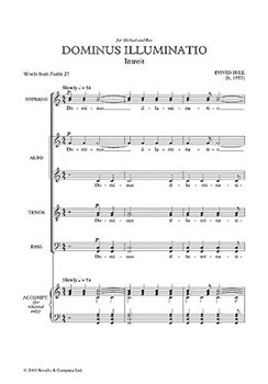 Dominus Illuminatio by Hill David for SATB
