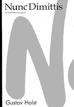 Nunc Dimittis by Holst Gustav - Ratcliffe Desmond - for SSAATTBB