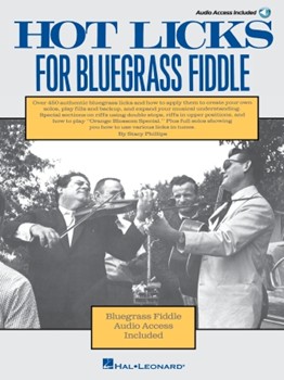 Hot Licks For Bluegrass Fiddle by - Phillips Stacy - for Fiddle