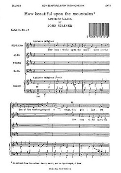 How Beautiful Upon the Mountains by Stainer John for SATB