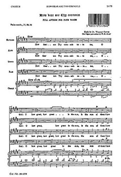 How Dear Are Thy Counsels by Monk William Henry for SATB