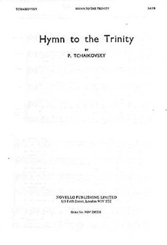 Hymn to the Trinity by Tchaikovsky Pyotr Ilyich for SATB