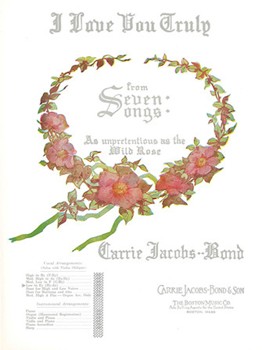 I Love You Truly Low E Flat by for