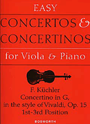 Concertino in G Op. 15 - Viola and Piano