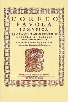 Claudio Monteverdi: L'Orfeo - Favola In Musica SV.318 by Monteverdi Claudio for Vocal Scor