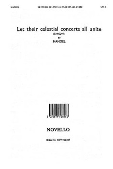 Let Their Celestial Concerts (from Samson) by Handel George Frideric for SATB
