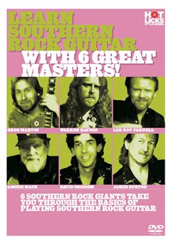 Learn Southern Rock Guitar with 6 Great Masters! by Various for Guitar