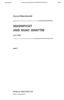 Magnificat and Nunc Dimittis in B Flat by Stanford Sir Charles Villiers for SATB