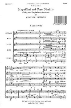 Magnificat and Nunc Dimittis (Magdalen Service) by Leighton Kenneth for SATB