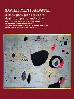 Music for Piano and Voice by Montsalvatge Xavier for