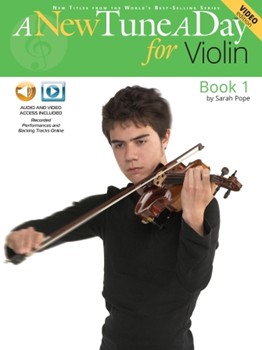 New Tune A Day Book 1 by Pope Sarah for Violin Method (W/cd and Dvd)