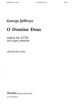 O Domine Deus/O Deus Meus by Jeffreys George for Choral Score