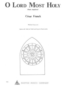 Panis Angelicus (o Lord Most Holy) by Franck Cesar for Medium Voice
