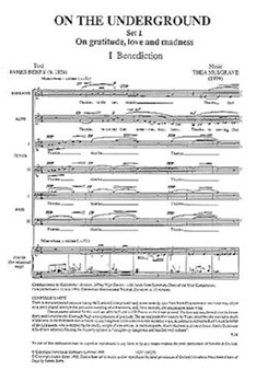 On the Underground by Musgrave Thea for SATTBB