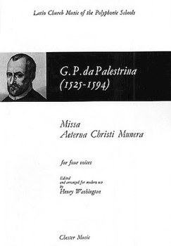 Missa Aeterna Christi Munera by Palestrina Giovanni Pierluigi da - Washington Henry - for SATB
