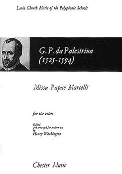 Missa Papae Marcelli by Palestrina Giovanni Pierluigi da for SATTBB