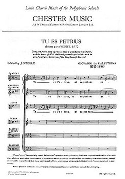 Tu es Petrus by Palestrina Giovanni Pierluigi da for SSATBB