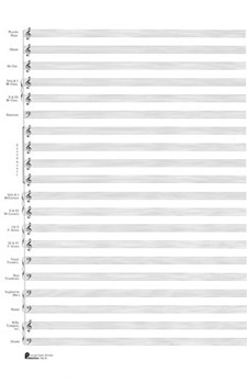 Passantino Pad 23 by Band/instr - Score 23 12" X 18" - for Manu Paper