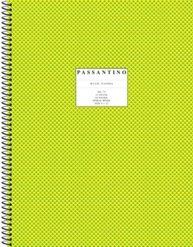 Passantino Spiral 75 by for Manu Paper (12 Stave - Spiral 9 X 12 64 pg)