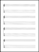 159. Spiral Book 4-Stave/16 Chord Boxes (Guitar) - Passantino Manuscript Paper
