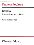 Sonata for Clarinet and Piano - Revised Edition, 2006 Clarinet
