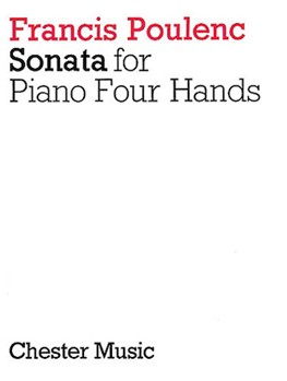 Sonata by Poulenc Francis for 1 Piano 4 Hands