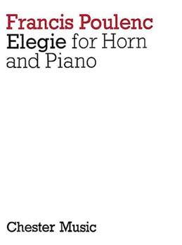 Elegie For Horn & Piano by Poulenc Francis for French Horn and Piano