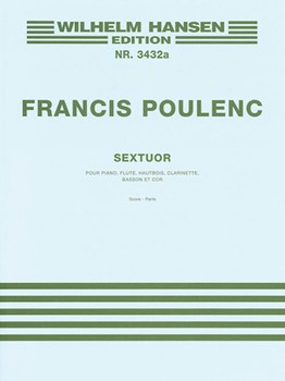 Sextet For Woodwind Quintet & Piano by Poulenc Francis for Woodwind Sextet