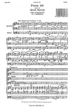 Psalm 150 by Franck Cesar - Chambers H A - for SATB