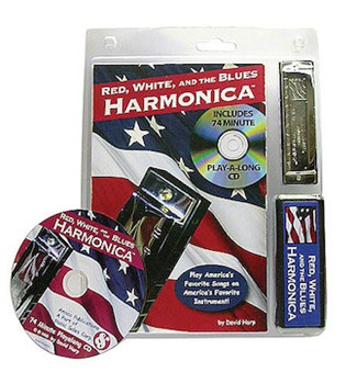 Red White & The Blues Harmonica by Harp David for Harmonica