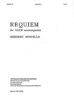 Requiem by Howells Herbert for SATB