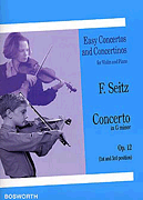 Seitz - Concerto in G Minor For Violin And Piano Op.12