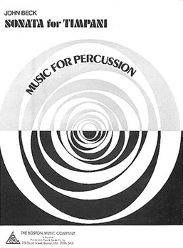 Sonata For Timpani by Beck John for Timpani Solo