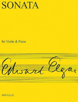 Sonata Opus 82 by Elgar Edward for Violin and Piano