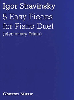 Three Easy Pieces by Stravinsky Igor for 1 Piano 4 Hands