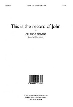 This Is the Record of John (Alto Verse) by Gibbons Orlando for SAATB
