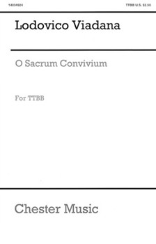 O Sacrum Convivium by Viadana Lodovico Grossi da for TTBB