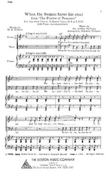 When the Foeman Bares His Steel by Sullivan Arthur S for SSATTB