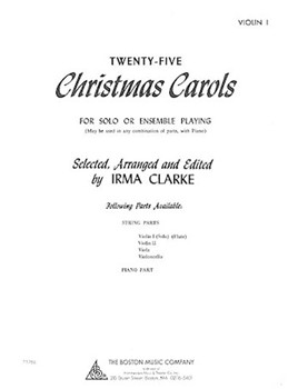25 Christmas Carols by - Clarke - for Violin I