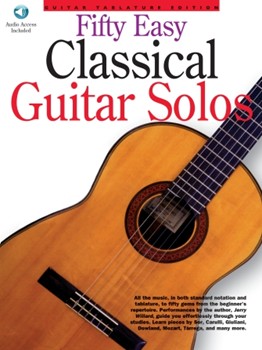50 Easy Classical Guitar Solos by Various - Willard Jerry - for Guitar Tab