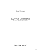 Cantus Mysticus [soprano, clarinet, string orchestra score]