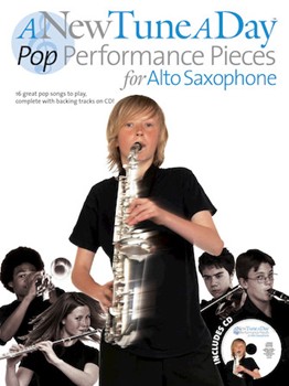 New Tune A Day Pop Performance Pieces by Various for Alto Saxophone W
